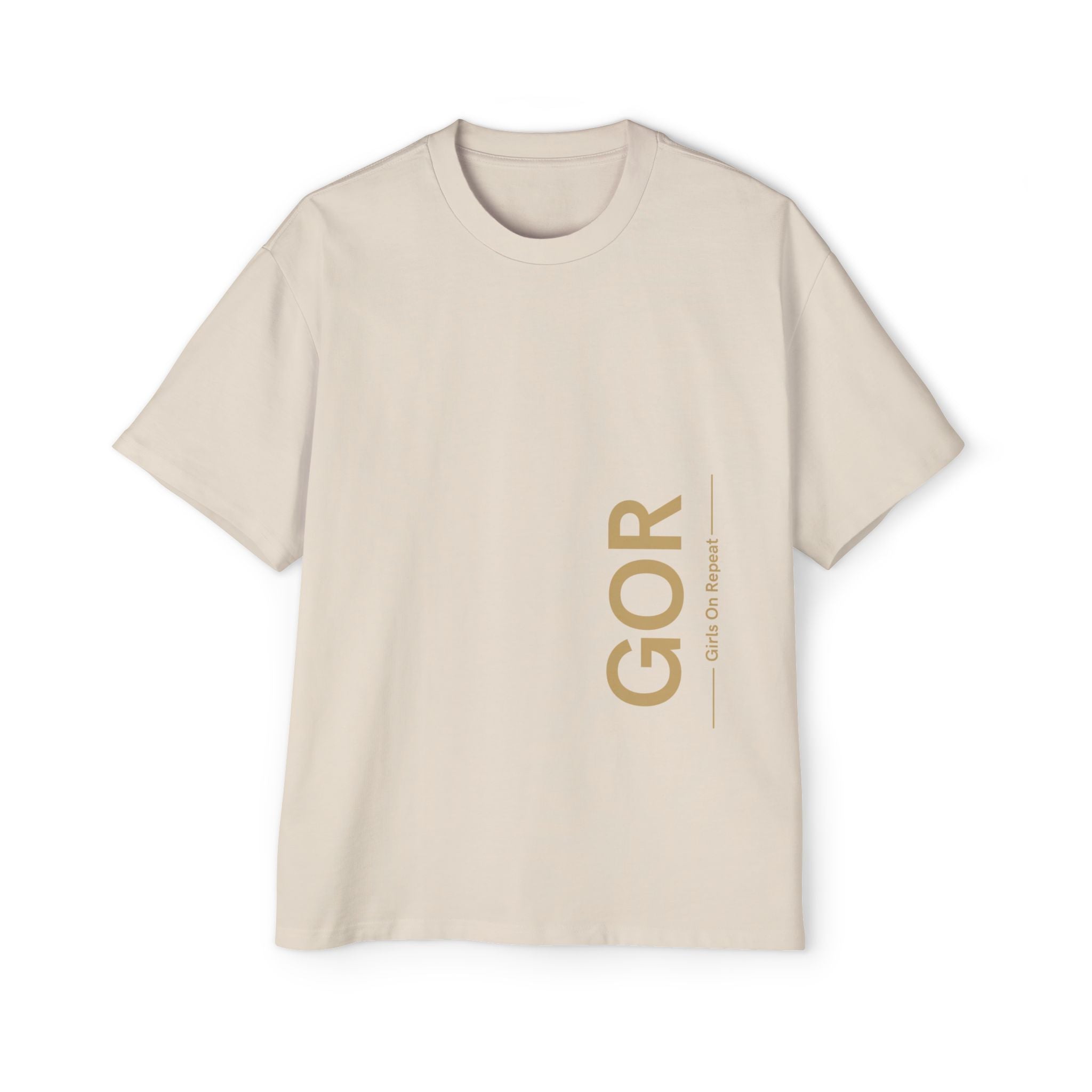 Premium Side Hit Heavy Oversized Tee