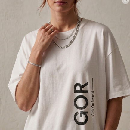 Premium Side Hit Heavy Oversized Tee