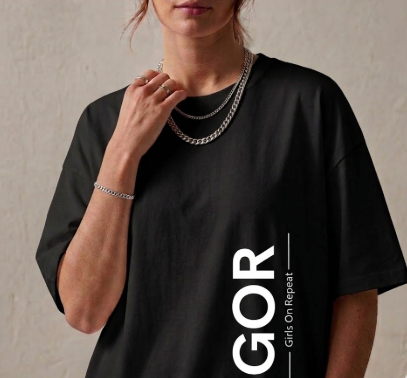 Premium Side Hit Heavy Oversized Tee