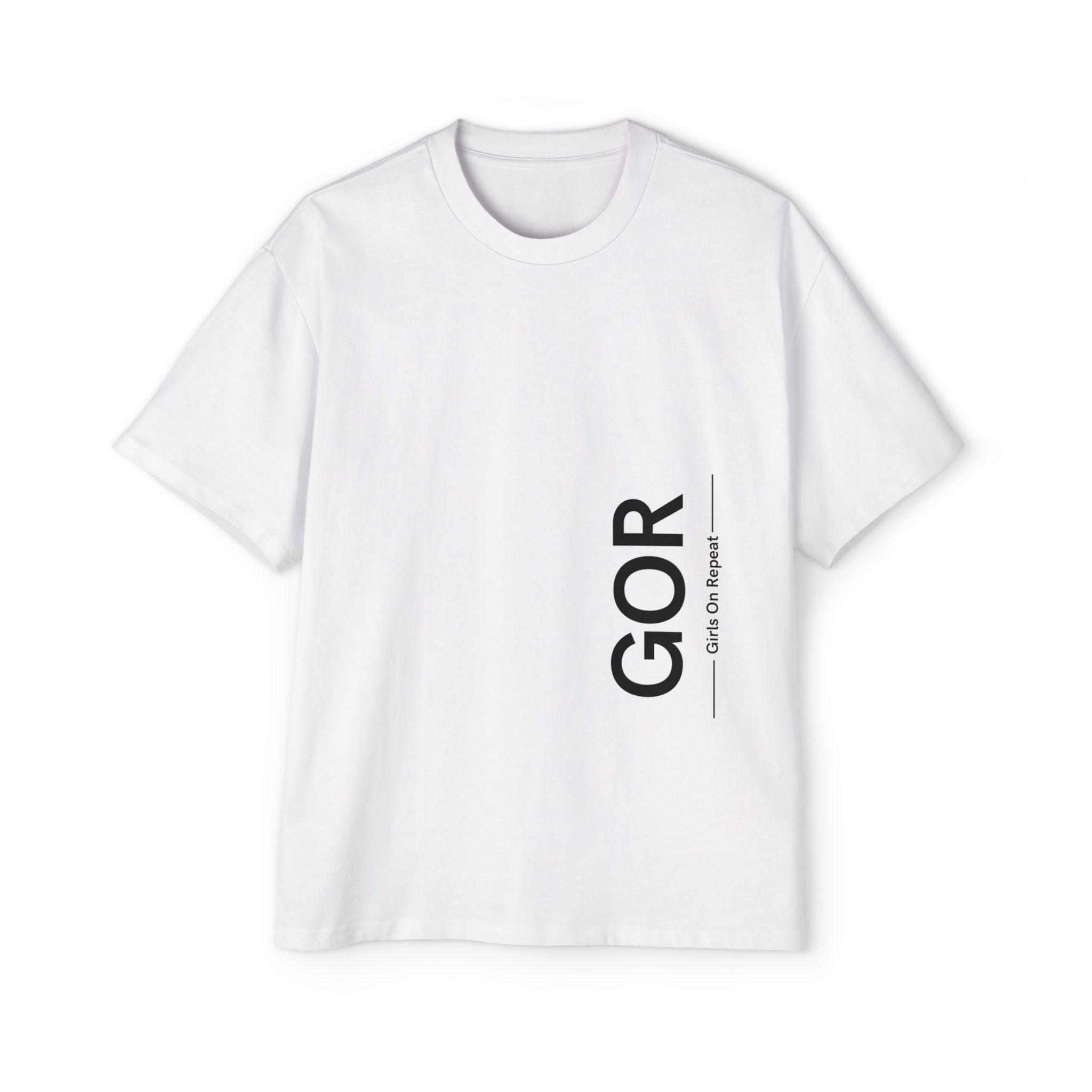 Premium Side Hit Heavy Oversized Tee